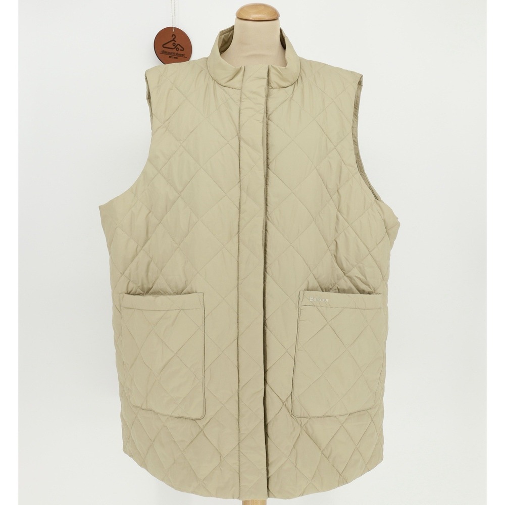 Barbour Cosmia Liner Women's Vest Jacket Size 3X Light Fawn Modern Heritage NWT